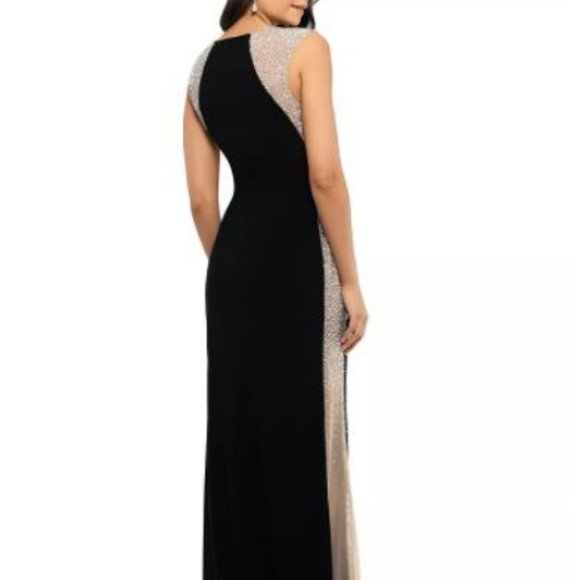 Xscape Dresses & Skirts - Beaded Illusion Gown